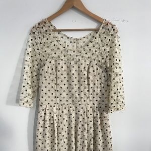 Betsey Johnson Polka Dot Lace Dress